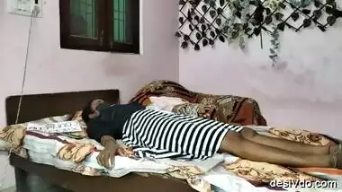 When parents not around chick having illegal fun