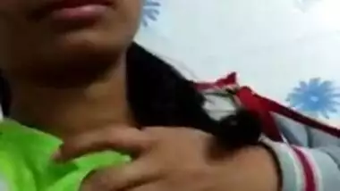 Hairy pussy girl teases lover’s mood by exposing private parts