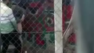 Fresh Desi mms sex online, Paki cheating wife outdoor fuck with lover