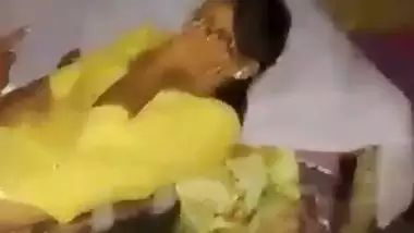 Old man drills his young granddaughter into the bed