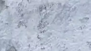 High quality bathing video of sexy bhabhi with boob show