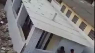 Unsatisfied aunty is caught fucking outdoor with brother of hubby, Desi mms