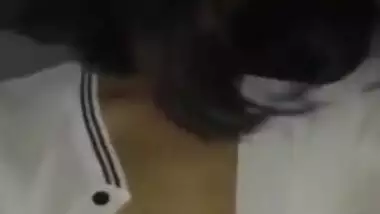 Sexy college girl riding her boyfriend mms