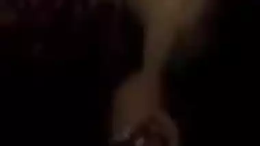 Indian blowjob cum on car